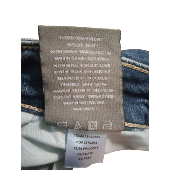 Torrid Blue Boyfriend Jeans - Picture 8 of 10